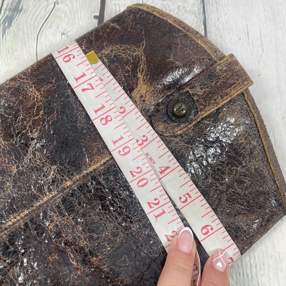 Frye Distressed Brown Ankle Boots - Picture 13 of 16